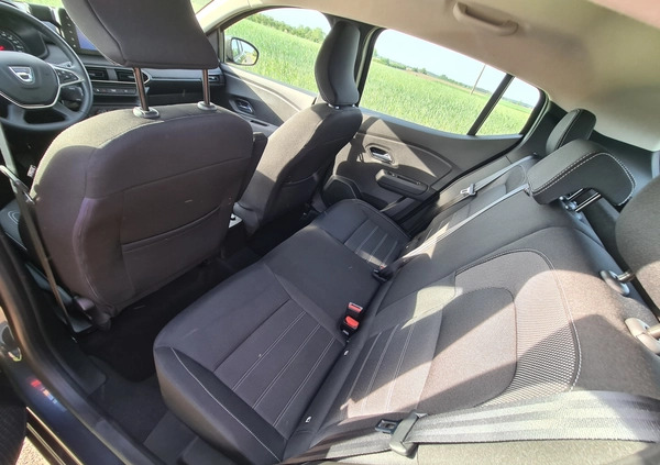 Dacia Sandero cena 27400 przebieg: 9770, rok produkcji 2021 z Witnica małe 254